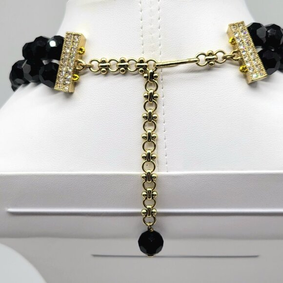 Heidi Daus Zebra Love Swarovski Crystal and Enamel Zebra Necklace + Earring Set - Picture 8 of 9